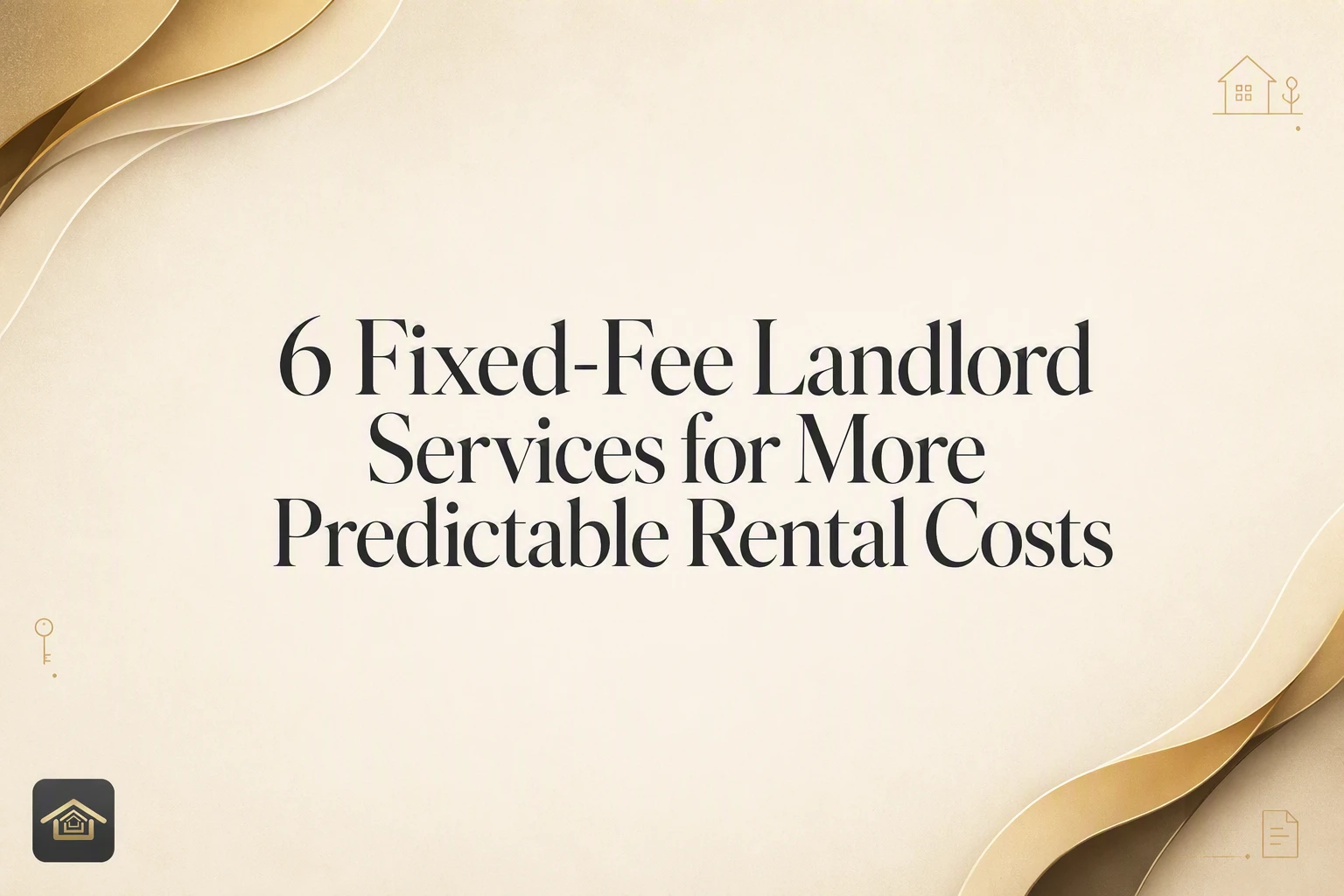 6 Fixed-Fee Landlord Services for More Predictable Rental Costs