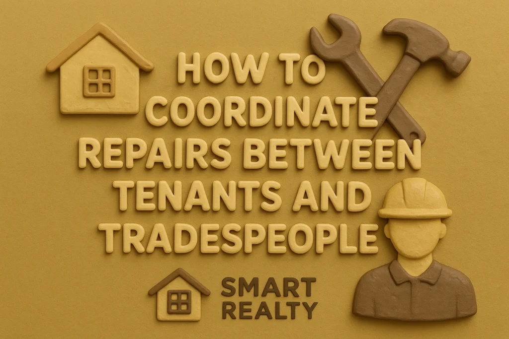 How to Coordinate Repairs Between Tenants and Tradespeople