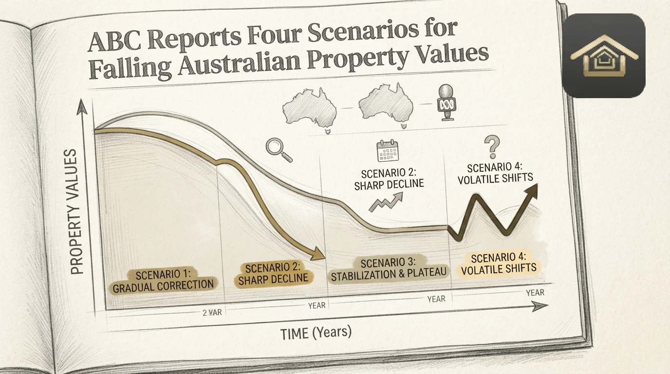 ABC Reports Four Scenarios for Falling Australian Property Values