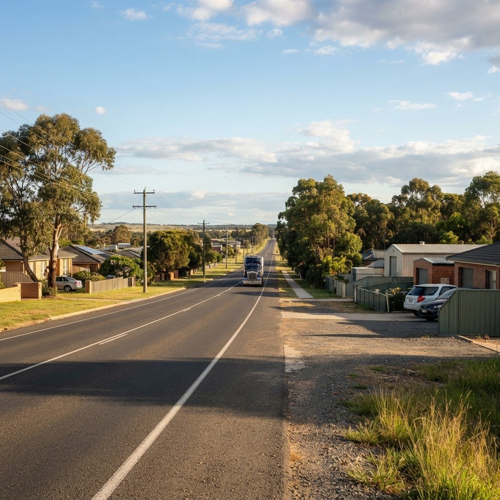 Leach Highway streetscape illustration